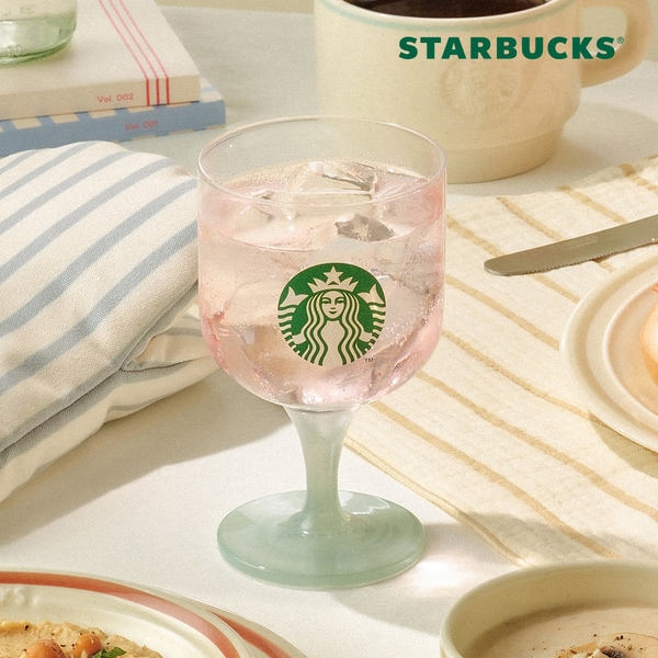 [스타벅스] 스태카 고블렛 유리잔 2P