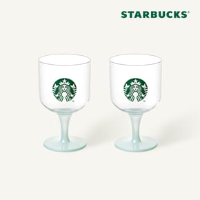 [스타벅스] 스태카 고블렛 유리잔 2P