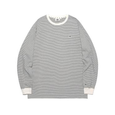 LEE 베이직 스트라이프 긴팔 티셔츠 아이보리 LE2503LT04IV