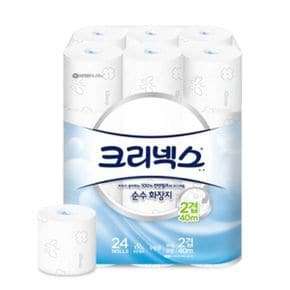 크리넥스 순수두루마리화장지 2겹 40m 24롤 4517462