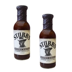 [해외직구] Stubbs Sticky Sweet American BBQ Sauce 스텁스 스티키 스위트 아메리칸 바베큐 소스 300ml 2병