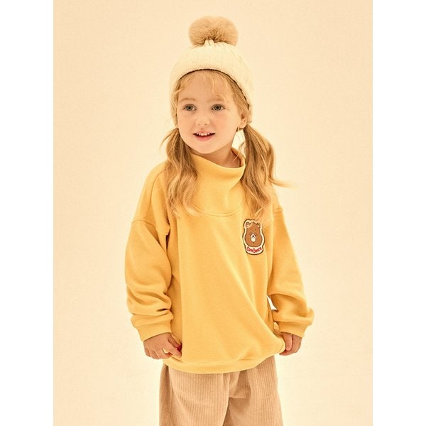 하이넥 루즈핏 왕기모티셔츠