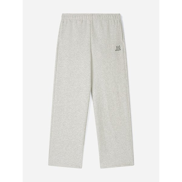 [벤셔먼X바스키아] 우먼 CROWN 자수 스트레이트 스웨트 팬츠 BPDPT981F