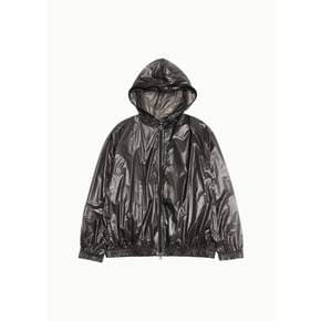 가브리엘라콜가먼츠 26SS No.216 Ripstop Hooded Zipper Jacket, Off Black