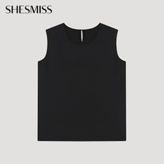 쉬즈미스 베이직 슬리브리스 블라우스_SWWBLO22520_BK