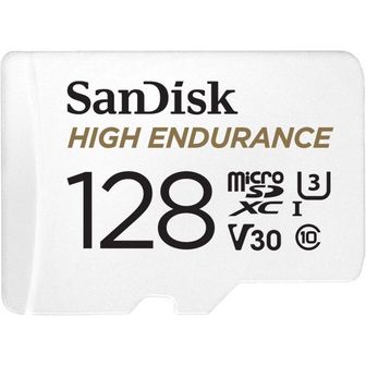  영국 샌디스크 512 SanDisk 128GB High Endurance microSDXC card for IP cams dash SD adapter