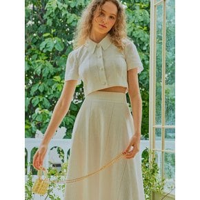 Russu lace midi skirt