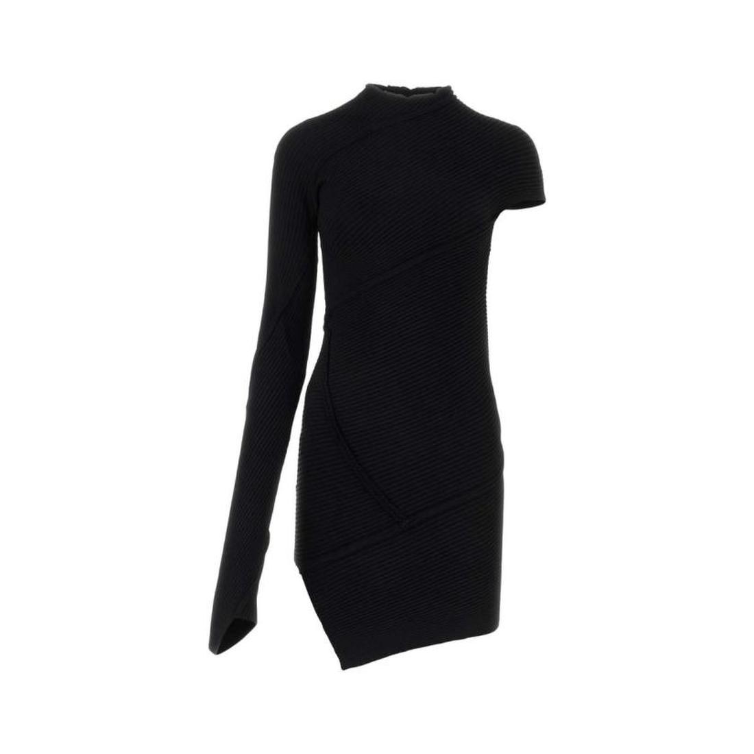 23FW 발렌시아가 미디 미디 원피스 751092T5199 1000 BLACK, 믿고 사는 즐거움