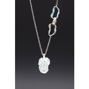 Rhizome Mini Pendant Necklace - Airblue