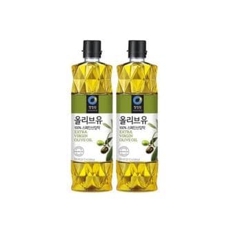  청정원 올리브유 500ml [2개]