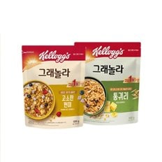 켈로그 큐브 현미 그래놀라500g 통귀리500g