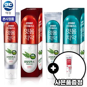 [2080] 진지발리스 유칼립투스향 150g 10입 x 1개 (총 10개) + 치약 50g 증정 1개