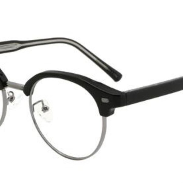 [옷자락] 남녀공용 라운드 두꺼운 안경다리 베이직 안경테