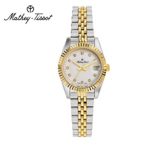 Mathey-Tissot 여성 메탈밴드시계 D710BI