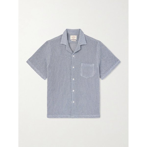 포르투기스 플란넬 아고라 캠프 칼라 코튼 블렌드 셔츠 46376663163010595