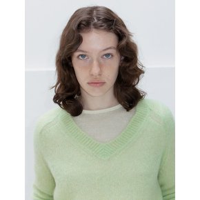 Sheer Boat Neck Knit_Mint