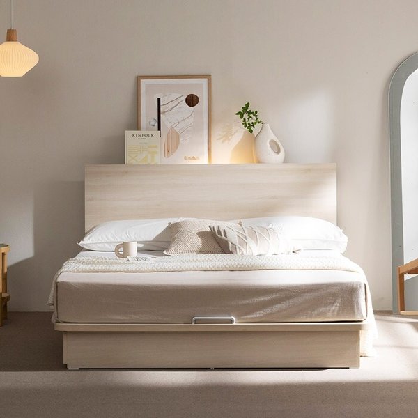 심플 LED 수납침대 SS(듀얼탑 29cm 매트리스) TR5218 (수도권무배)