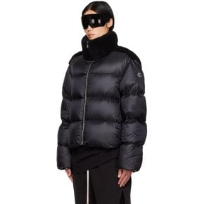 [릭 오웬스] 블랙 Moncler 사이클로픽 다운 재킷 241232M178000