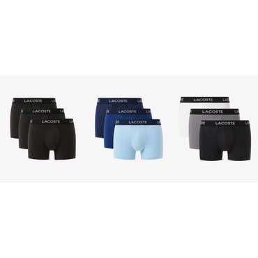 라코스테 (남성) 베이직 트렁크 3PACK 5H2394-55G (3컬러중 택1)