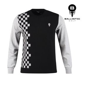 발리스틱 BALLISTIC CHECKERBOARD ROUND NECK PULLOVER MANS SWEATER_BDFMSW08