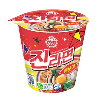  오뚜기 진라면 매운맛 소컵 65gX30입