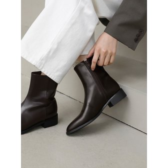 사뿐 페이블 라운드 앵클부츠 (3.5cm)