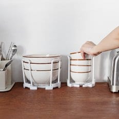 로메이키친 멀룬 크기 조절 그릇 정리대 그릇정리선반 싱크대 폭조절 그릇수납 그릇 받침대 SSG