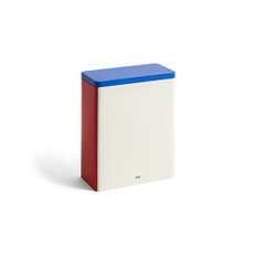 헤이 HAY Tin Container X-Large 틴 컨테이너 엑스 라지 오프화이트/블루앤레드