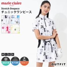 3132572 marie claire GOLF 마리 크레일 골프웨어 원피스 여성 튜닉 봄 여름  CA3235710