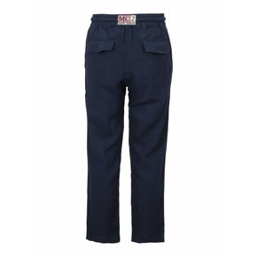 남성 캐주얼 Drawcord 린넨 와이드 팬츠 CALAIS61N Dark Blue /8