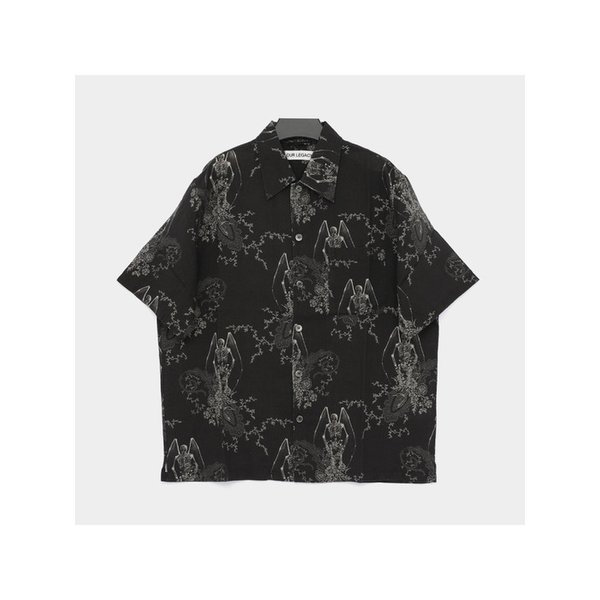 아워레가시 26SS 에브리 셔츠 숏슬리브 데스 페이즐리 프린트 반팔 남성 셔츠 M2262EDP