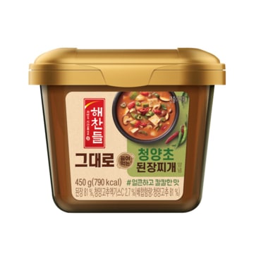 CJ제일제당 그대로끓여먹는청양초된장찌개양념450g