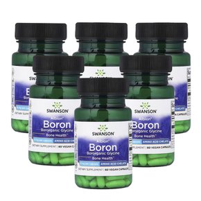 알비온 붕소 Albion 보론 붕소글리신 6mg 60베지캡슐 X 6통