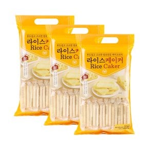 라이스케이커 치즈맛 200g x 3개 / 촉촉하고 부드러운 쌀과자