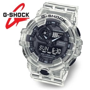 [지샥정품] G-SHOCK 스켈레톤 GA-700SKE-7A 방수 전자 군인시계