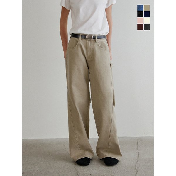 커브드 킹크 카펜터 팬츠 5Color