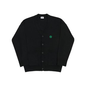 [UNISEX]클로버 스마일 자수 니트 가디건_4color