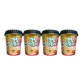 [시선] 뽀로로 떡볶이(크림맛)115g x 4컵