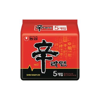 너만아는과자점 농심 신라면 멀티팩 120g x 5봉지