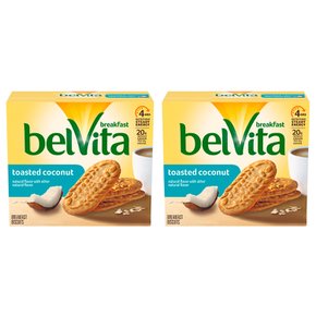 belVita 블랙퍼스트 토스트 코코넛 과자 250g 2팩