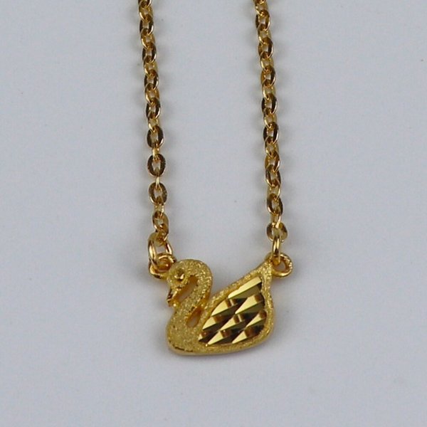 [가앤] 24k순금 백조 체인 목걸이3.75g