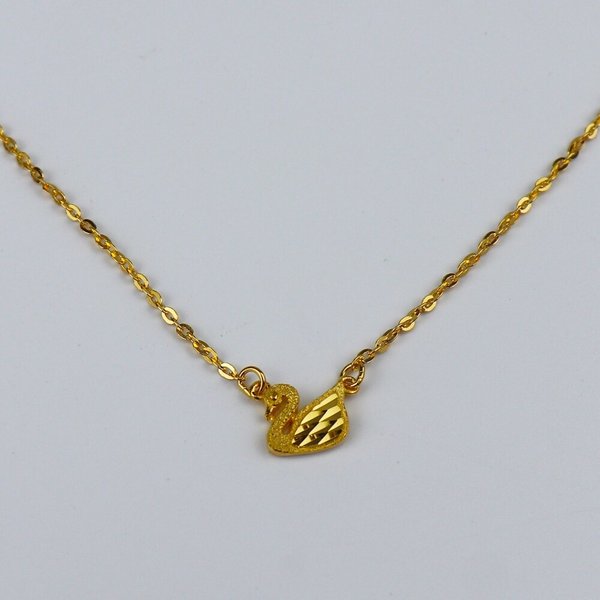 [가앤] 24k순금 백조 체인 목걸이3.75g