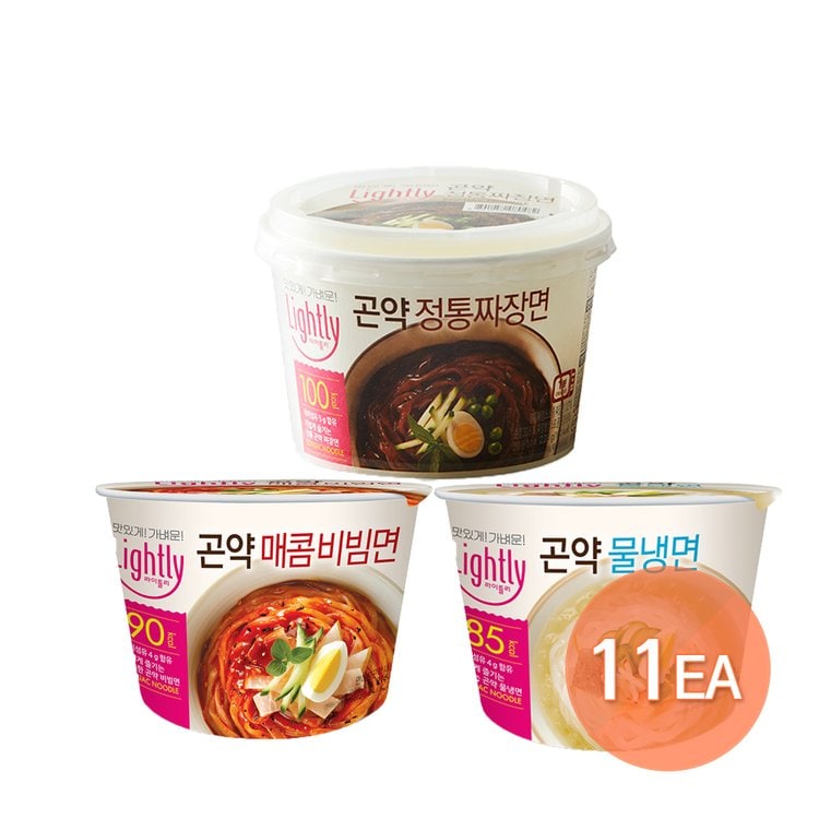 라이틀리 곤약 매콤비빔면 216.5g x 4개 + 곤약 물냉면 440g x 4개 + 곤약 정통짜장면 228g x 3개, 믿고 사는 즐거움 SSG.COM 라이틀리 곤약 매콤비빔면 216.5G X 4개 + 곤약 물냉면 440G X 4개 + 곤약 정통짜장면 228G X 3개, 믿고 사는 즐거움 Ssg.Com