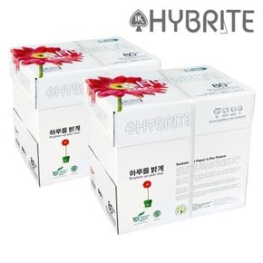 하이브라이트 A4 복사용지(A4용지) 80g 2500매 2BOX