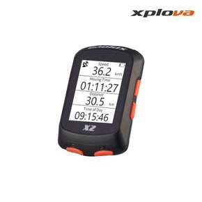 엑스플로바 X2 GPS ANT+ 블루투스 속도계 네비 애플워치 야간 백라이트 자동 스트라바 업로드