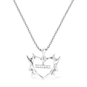 쿠시코크 남성 Flame Heart Necklace 실버 77IYZW010 4400817