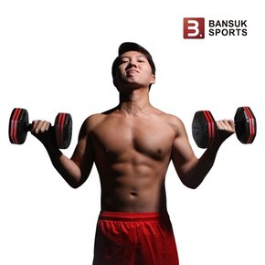 레드라인아령 1.5kg 한쌍 덤벨 국산아령 홈트레이닝 헬스기구