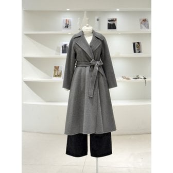 듀엘 [여주점] 여성 캐시미어 블렌디드 벨티드 롱 코트 (L254MSH517)
