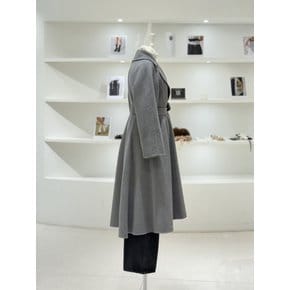 [여주점] 여성 캐시미어 블렌디드 벨티드 롱 코트 (L254MSH517)