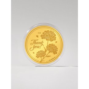 24K 블룸카네이션 순금 코인 0.2g